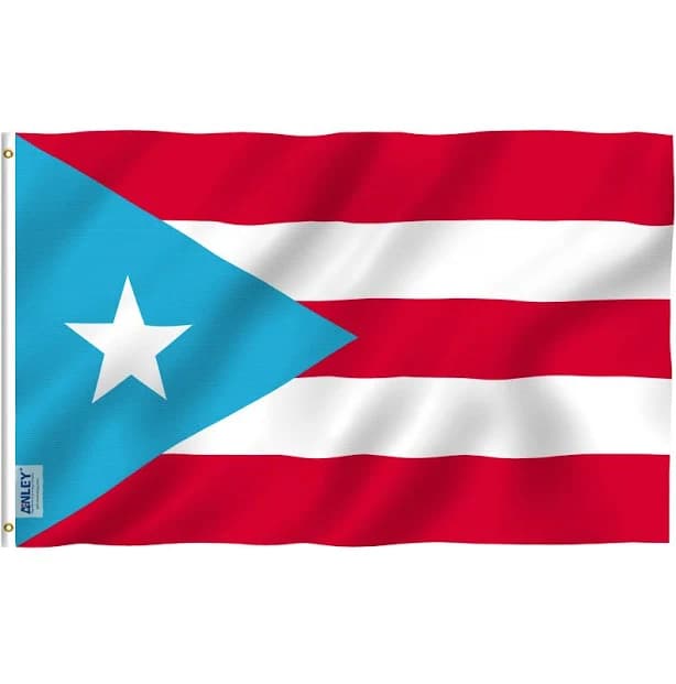 Anley Puerto Rico Outdoor Flag
