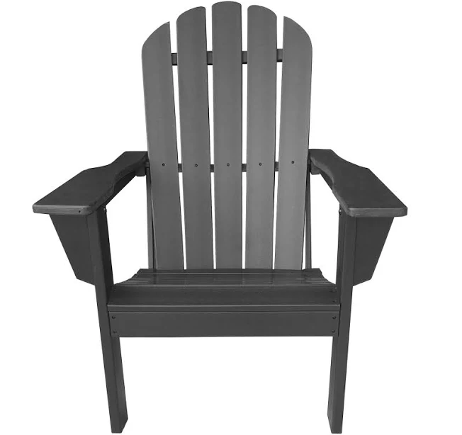 Style Selections Stationary Adirondack Chair with Slat Seat