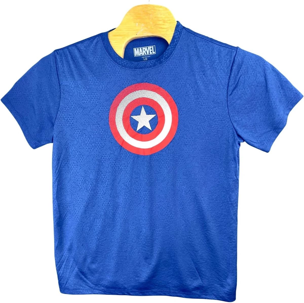 Marvel Men's Captain America Classic Shield Graphic T-Shirt