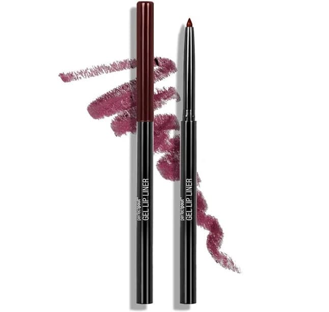 Lip Liner Perfect Pout Matte Retractable Gel Lip Liner Pencil, Plum