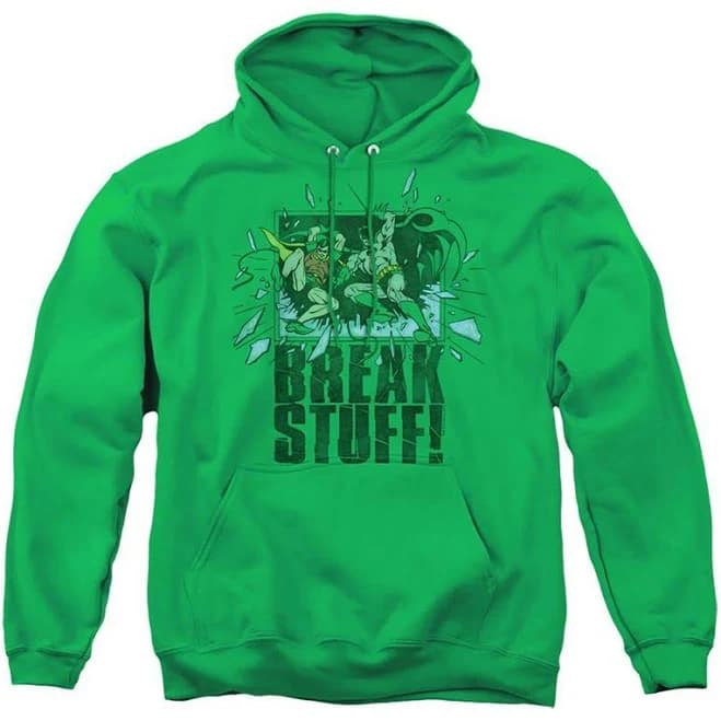 DC Comics Break Stuff Pull-Over Hoodie