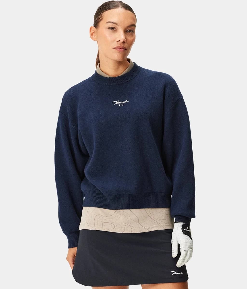 Macade Women's Oversized Script Knit Sweater