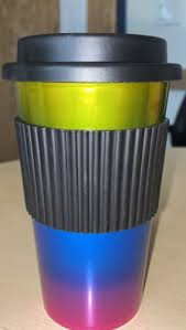 Mainstays 18 Oz. Multicolor Travel Tumbler W/Protective Sleeve & Lid ~ BRAND NEW | eBay