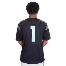 Black Nike Game Day 24 Tonal Wings & Chrome Diamond Plate & #1 Jersey