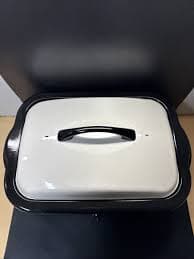 Rival 16 Quart Roaster Oven With Lid White | eBay