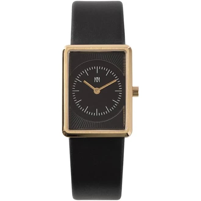 Maven Men's Square Leather Watch