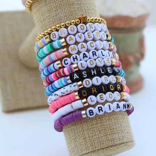 Personalized Name Beaded Bracelet