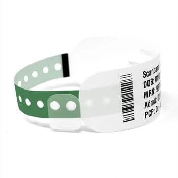 ScanBand Soft Thermal Hospital Wristband