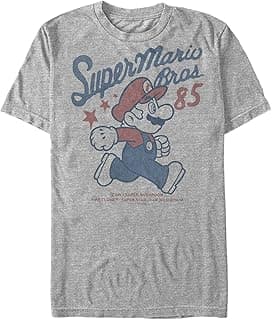 Mens Nintendo Super Mario Running Profile 1985 T-shirtT-Shirt