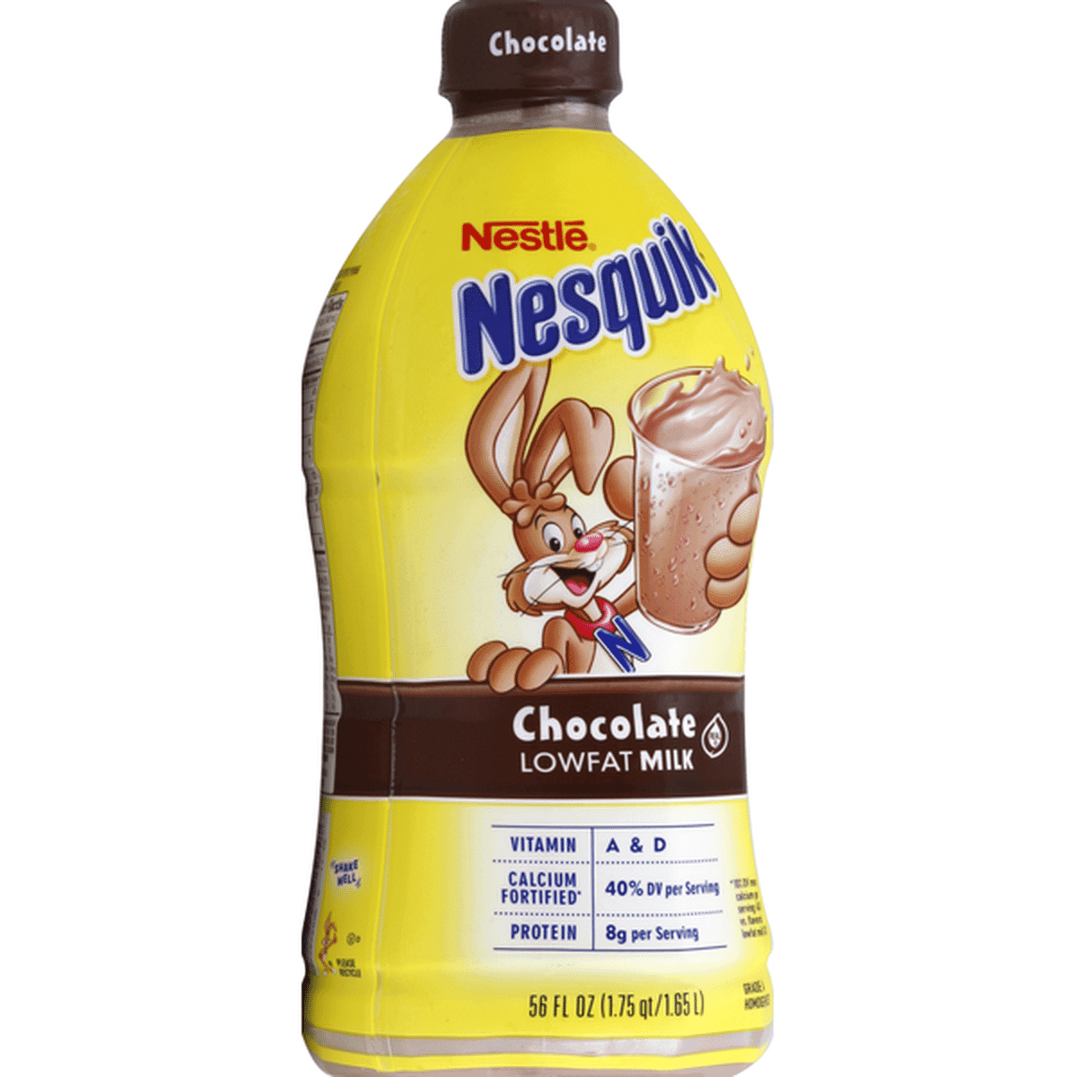 Nestle Nesquick Low Fat Chocolate Milk 56 oz