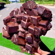 8.16LB Rare!! Natural Chocolate Calcite Specimen cluster rough mineral sample | eBay