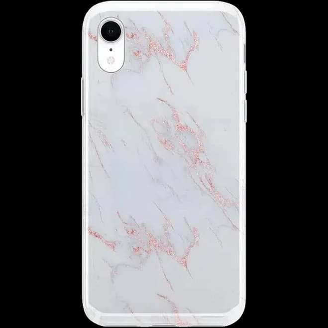 Casely iPhone XR Subtle Blush Marble Case