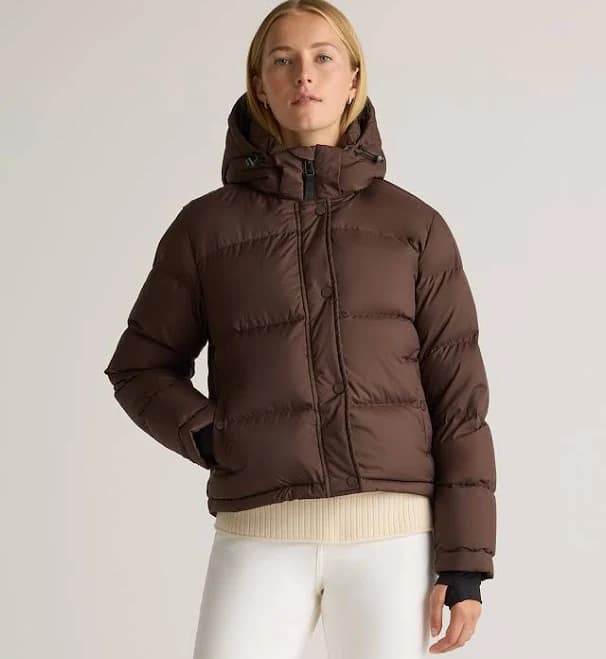 Quince Women's Responsible Down Cropped Puffer Jacket