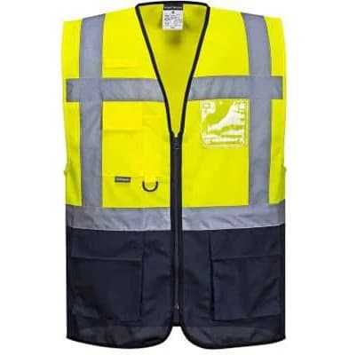 RS Pro Hi-Visibility Reflective Polyester Zipper Closure
