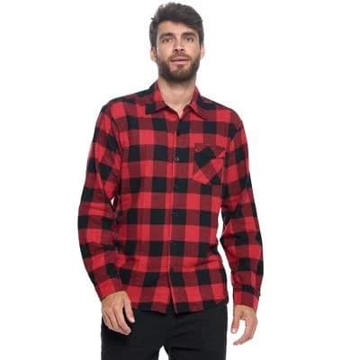 Ashford & Brooks Men's Flannel Button Down Plaid Shirt