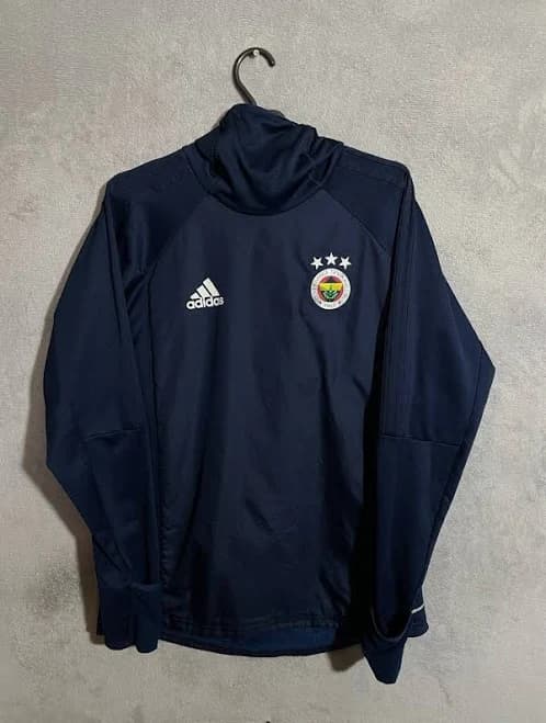 Fenerbahce Training Football Soccer Ninja Jacket Adidas Blue Men Size