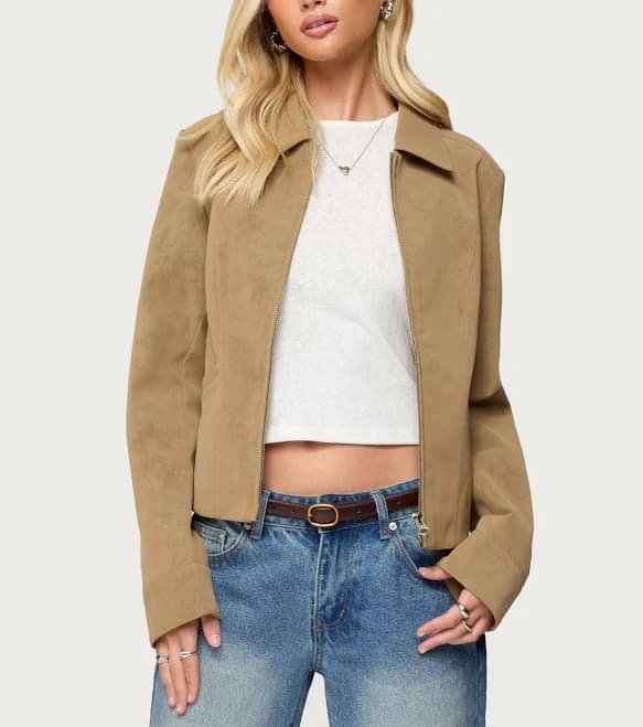 Edikted Women's Cozette Faux Leather Jacket