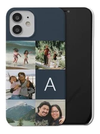 Custom iPhone 12 Cases: Gallery Monogram | Slim Case | Matte Finish | Multicolor | Shutterfly