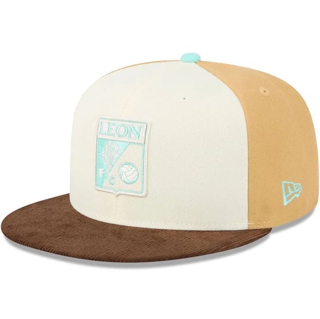 New Era Club León Tan 59FIFTY Fitted Hat