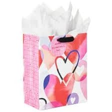 Hallmark Valentine's Day Gift Bag with Tissue Paper