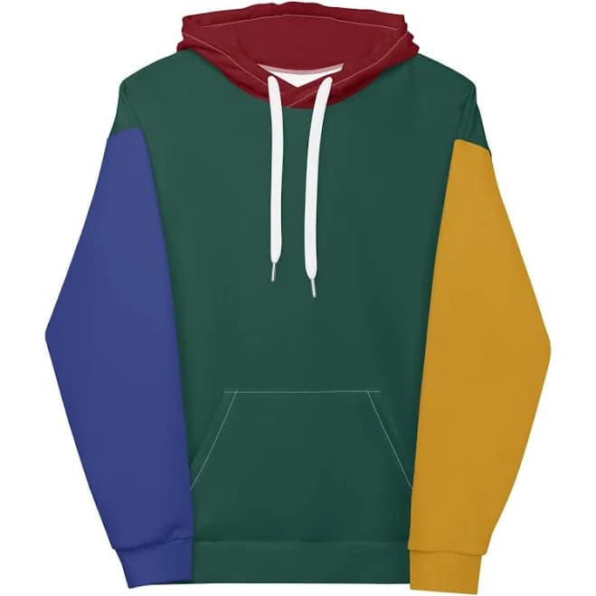 Rych Brushed Fleece Color Block Hoodie