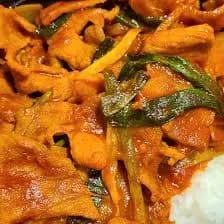 21. Spicy Pork Rice Bowl / 제육덮밥