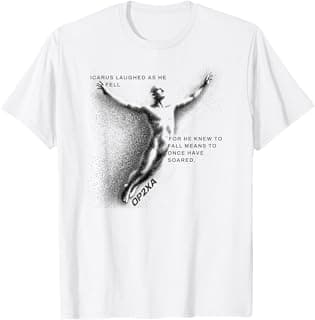 Icarus Fall Wings Greek Men Women Streetwear Graphic Tee T-Shirt