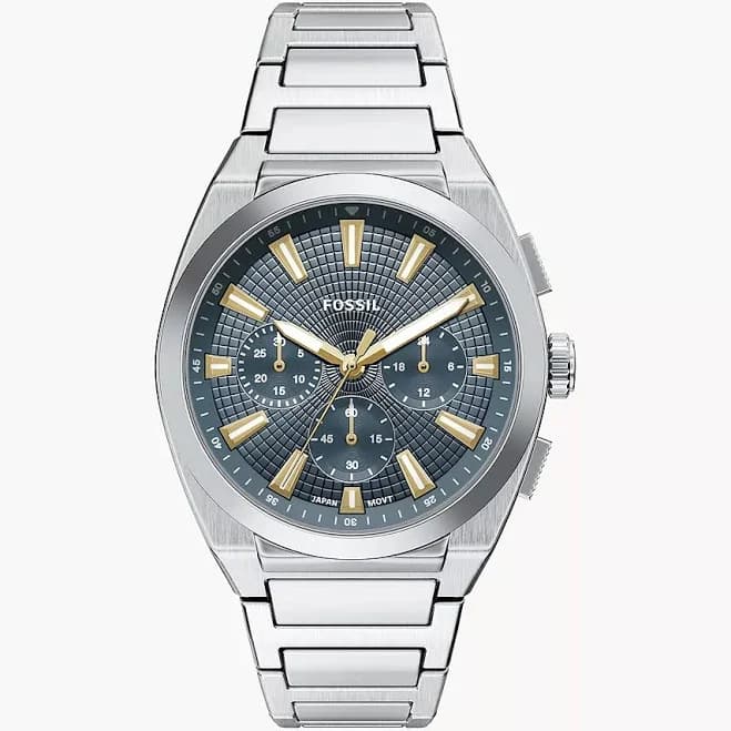 Fossil Men's Everett Chronograph Stainless Steel Watch