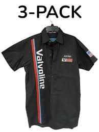 3PK Cintas Valvoline Mens Sz M-LJ-S Mechanic Work Uniform Button Shirt / Shirts | eBay