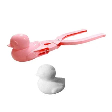 Snowball Maker Tool Duck Shape Snow Ball Tongs Clip With Handle, Size: 34