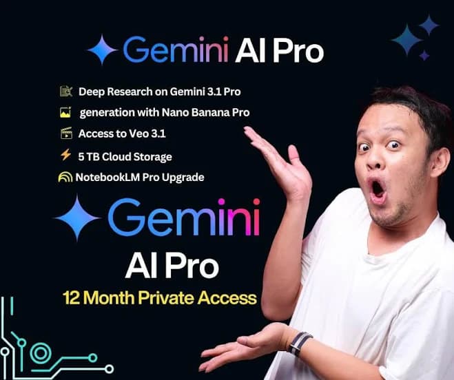 Gemini AI Pro 12-Month subscription | Google Advanced AI Access