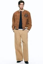 Loose Fit Tailored trousers - Beige - Men | H&M