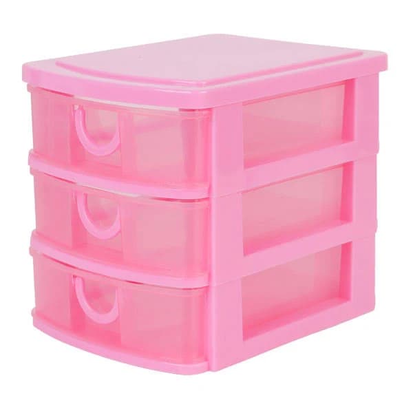 at Home 3-Drawer Mini Storage Organizer