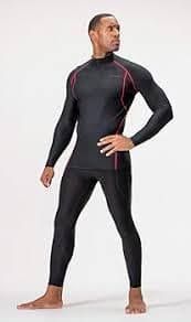 Amazon.com: DEVOPS 3 Pack Men's Athletic Turtle Neck Long Sleeve Compression Shirts (Small, Black/Black/Black) : Clothing, Shoes & Jewelry