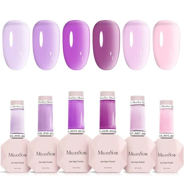 MelodySusie Jeweliver Jelly Gel Nail Polish Set