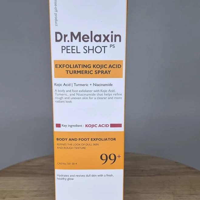Dr.melaxin Exfoliating Spray Kojic Acid Turmeric Niacinamide Body Foot