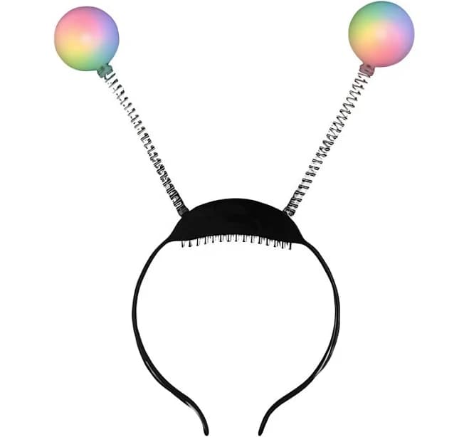 LED Alien Bug Antenna Headbopper