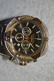 NEW 50mm INVICTA BOLT CHRONOGRAPH SILVER & GOLD 38571 WATCH MSRP 995.