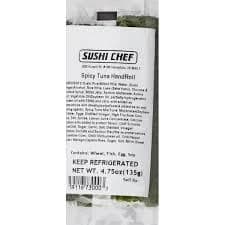 Sushi Chef Spicy Tuna Handroll