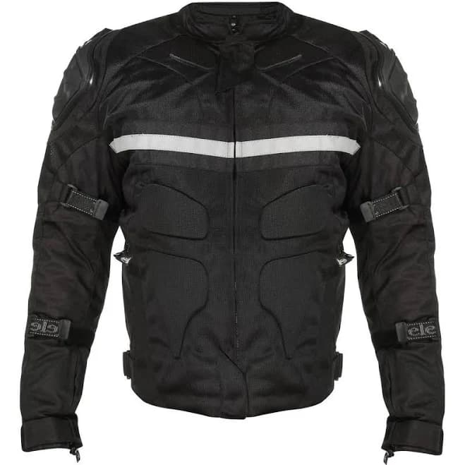 X-Armor Men's Roll Out Tri-Tex Motorcycle Jacket with X-Armor Protection
