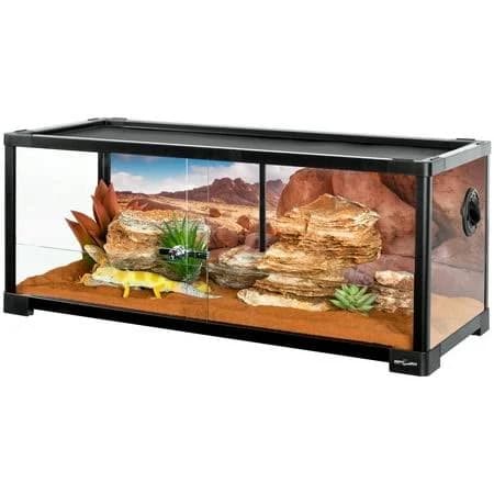 Guzzlo 20 Gallon Tempered Glass Reptile Terrarium