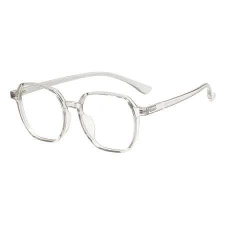 TR90 Oversized Square Spectacles Men and Women Lightweight Full Rim Transparent Glasses Frame For Prescription Optical Lenses