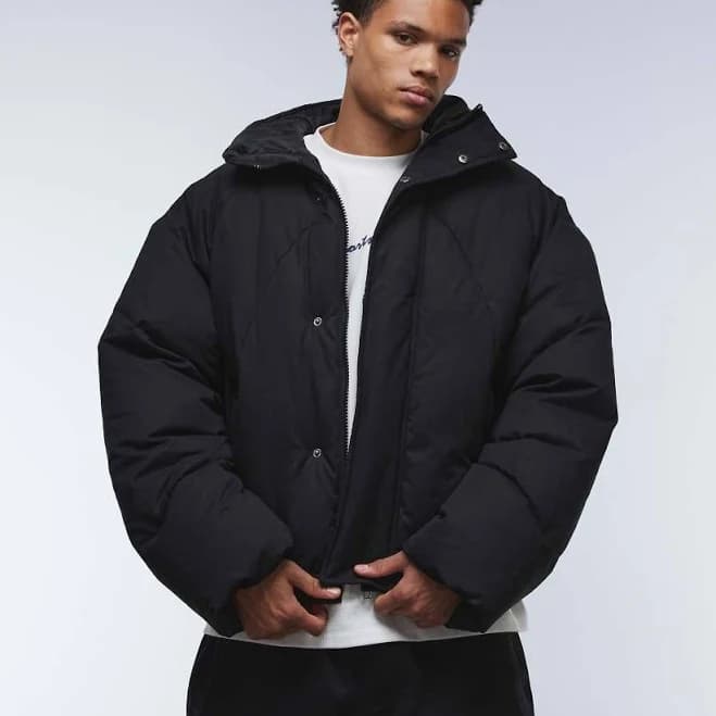 ASOS Oversized Hooded Puffer Jacket