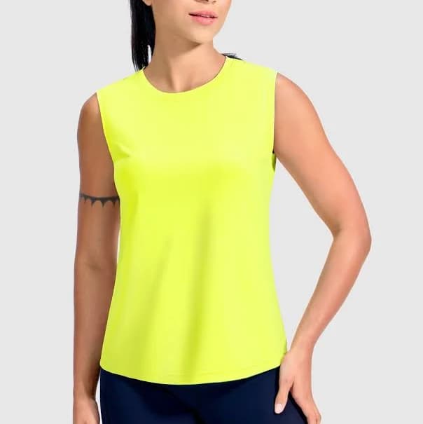 Mier Women's Dry Fit Sleeveless Athletic Shirt