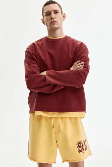 H&M Men's Loose-Fit Long-Sleeved Shirt