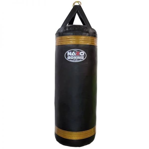 4 ft Black & Gold Boxing Punching Bag