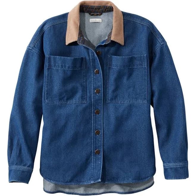 L.L.Bean Women's Signature Corduroy Denim Shirt