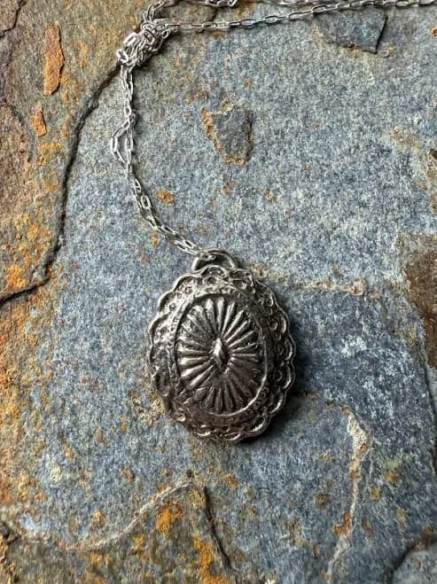 Western Concho Pendant