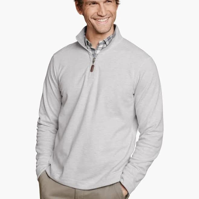 Johnston & Murphy Men's Icon Reversible Quarter-Zip Pullover