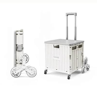 Viviendo 65L Foldable Shopping Trolley Cart
